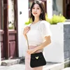 Disney Mickey Retro Diamond Diamond Lattice Bag Female Commuting Shoulder Bag Pure Black Premium Handbag 6