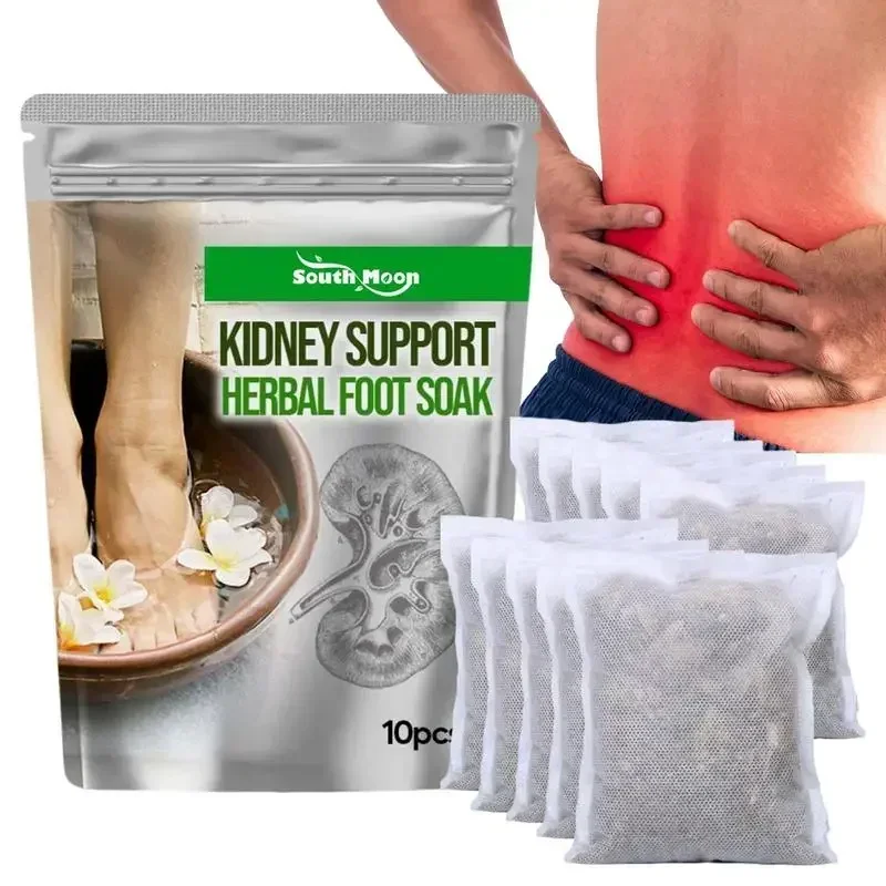10pcs/bag Herbal Foot Soak Ginger Lymphatic Kidney Support Bath Wormwood Feet Bath For Sleep Foot Powder 수면제
