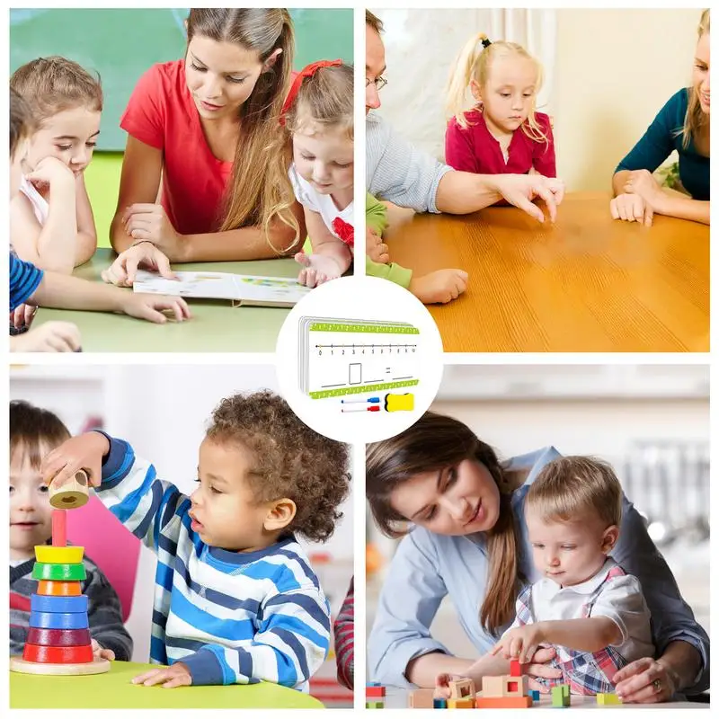 Erasable Number Board 0-20 Double Sided White Board Addition Subtraction Game Classroom And Home Supplies Learning Activities