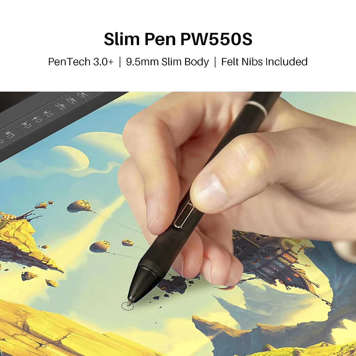 15.8 Inch Tablet Pen Computer Huion Kamvas Studio 16 2.5K Finger Touch Screen Windows 11 Profession Drawing Tablet  512G SSD 3