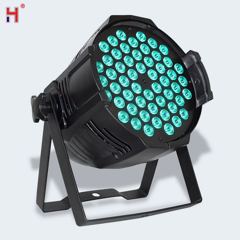 LED Par Aluminum 54x3W RGB 3in1 Colors Wash Light Professional Stage Lights For DJ  DiscoParty Nightclub Wedding Show