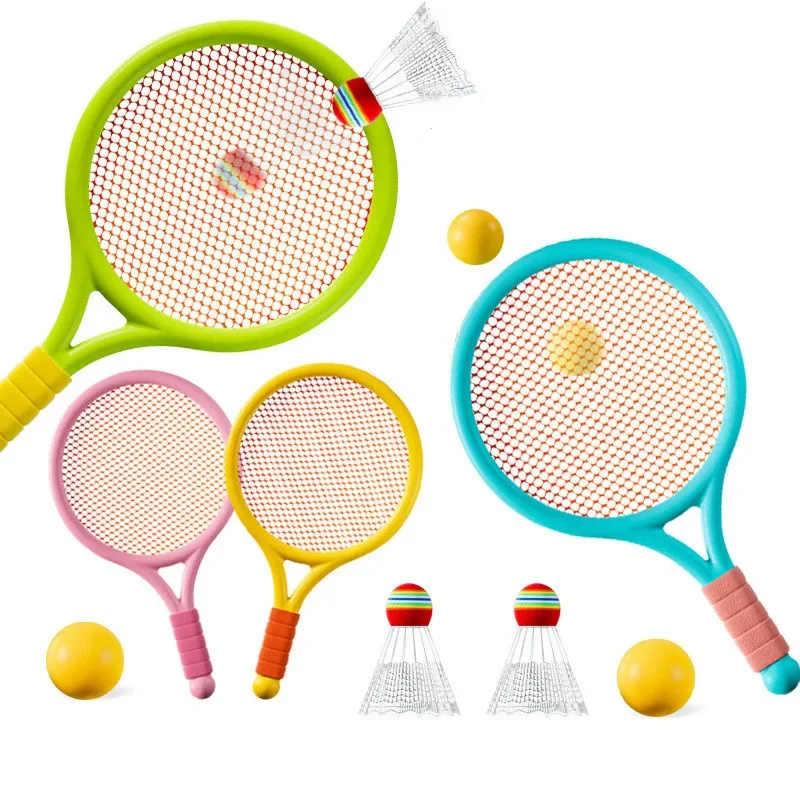 Hanging Table Tennis Trainer With Racket Mini Badminton Tennis Ball Parent-child Interactive Game Indoor Outdoor Kids Sports Toy 5