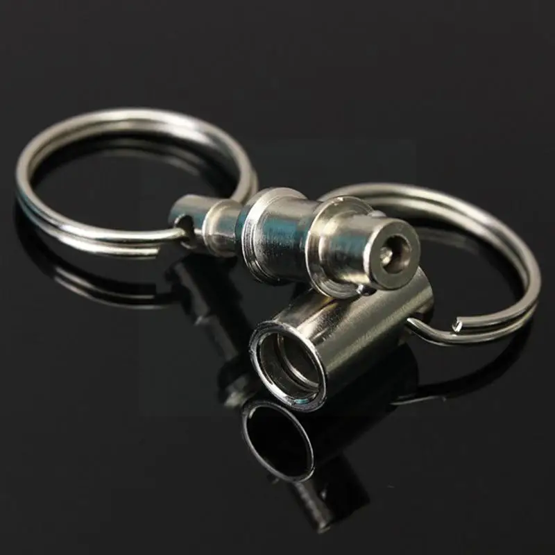 Rock Climbing Keychain Double Quick Anti-lost Release Camping Fast Portable outdoor Carabiner Release Key Key EDC A2Z2