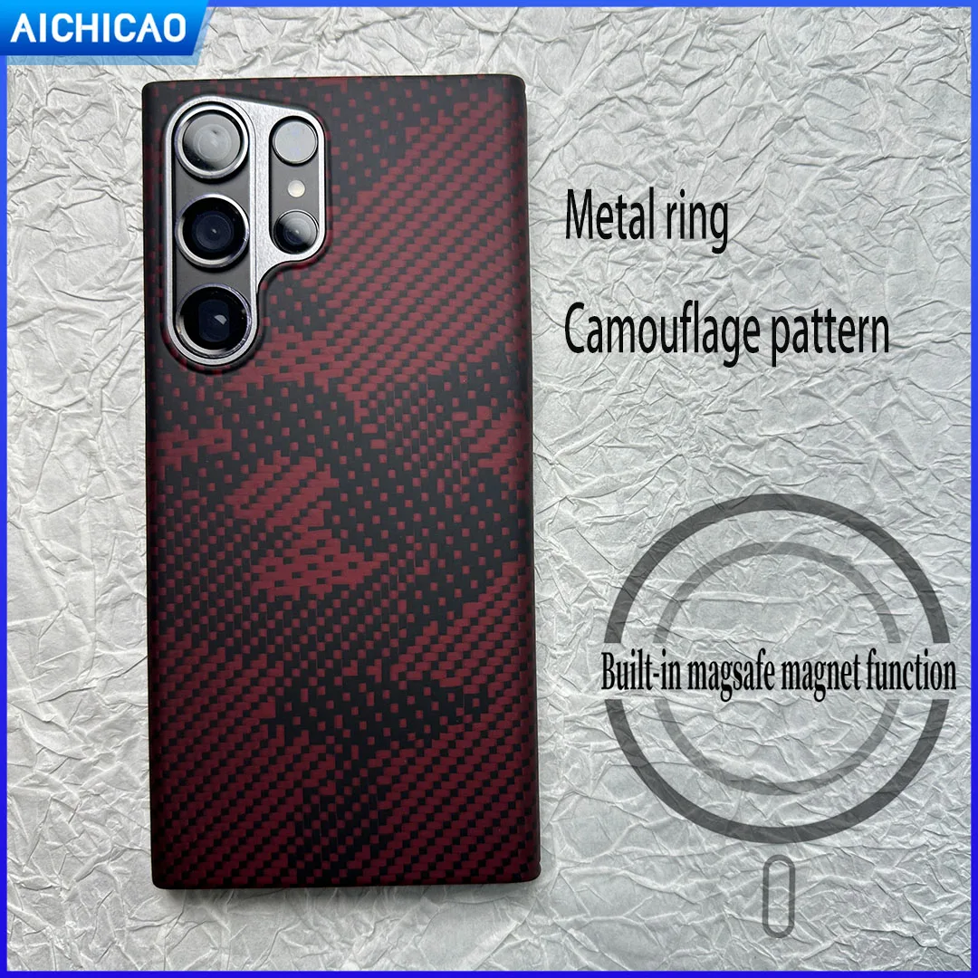 ACC-Carbon Real Carbon fiber For Samsung Galaxy S23 Ultra  phone Case Ultra-thin Aramid fiber phone Case Galaxy S23 ultra Case