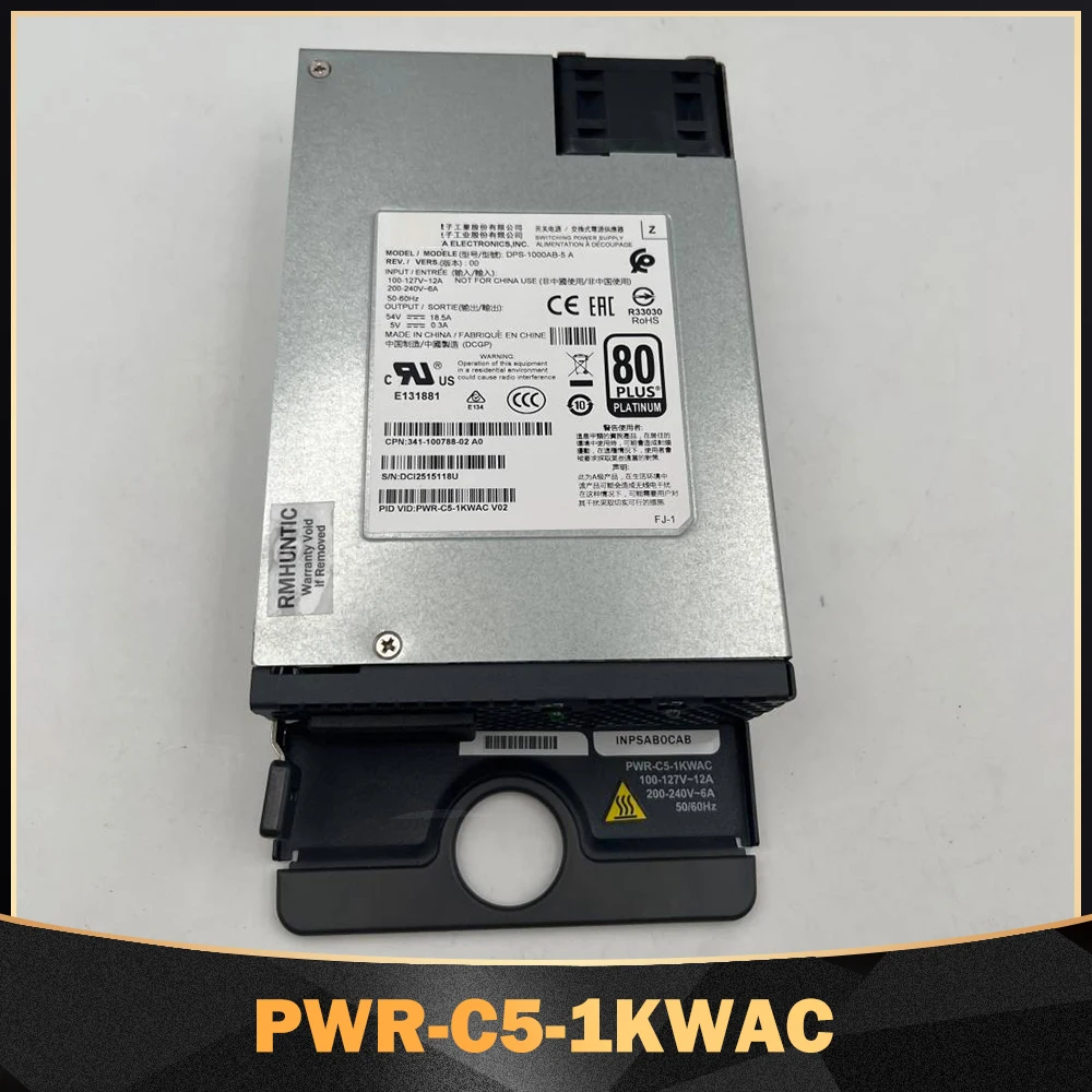 

For CISCO C9200 Series Switch Power Module PWR-C5-1KWAC
