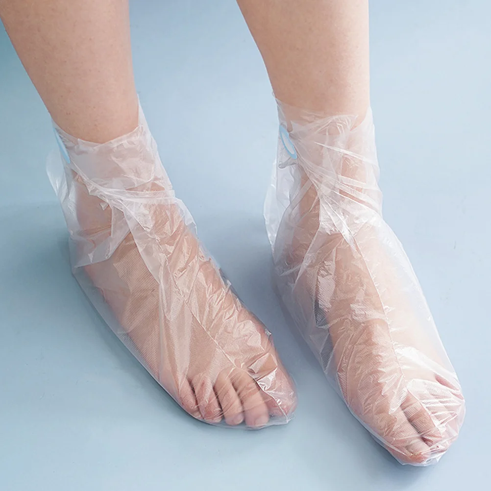 

Lotion Disposable Foot Mask Plastic Socks Covers Hand Pedicure Accessories Liners