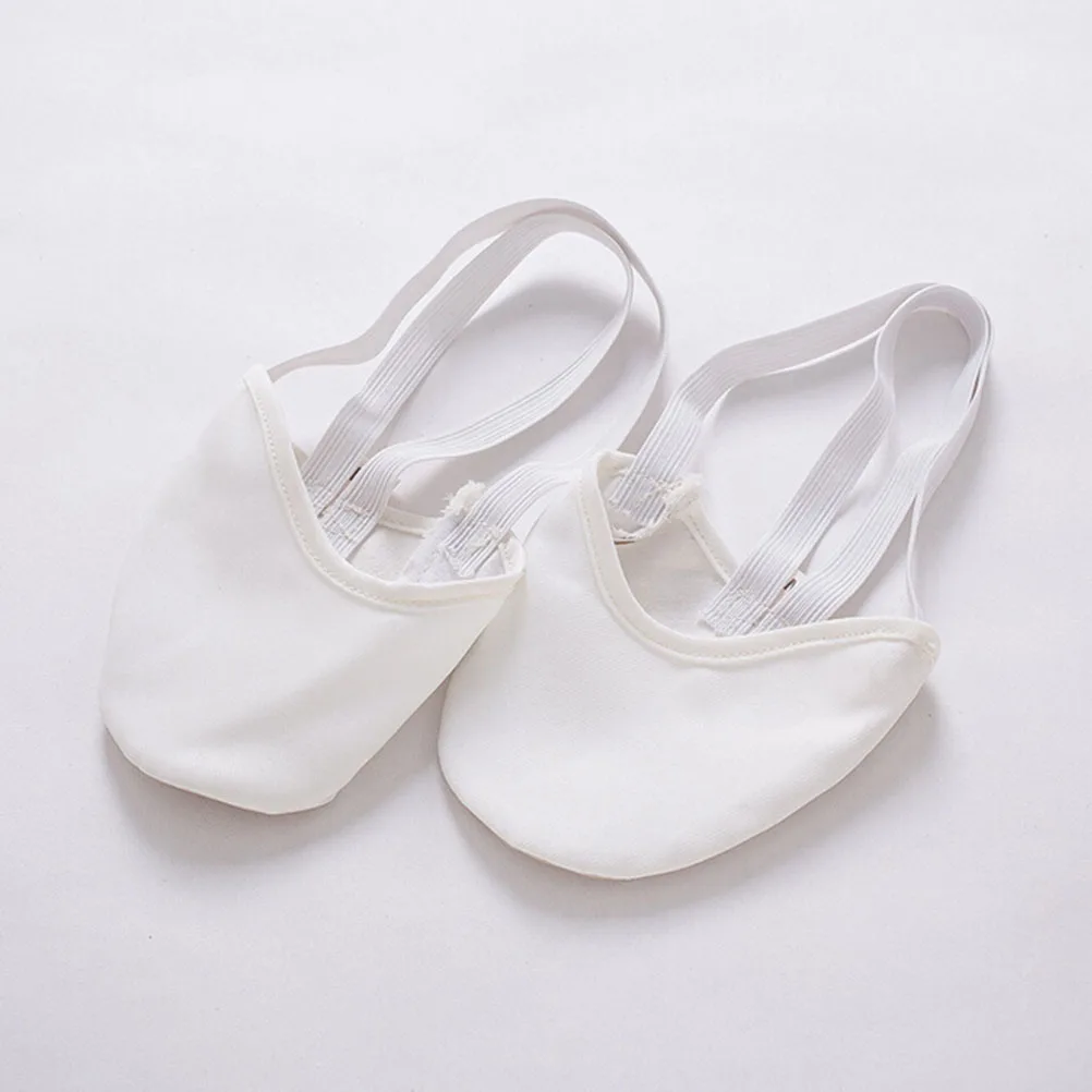 Rhythmic Gymnastics Toe Shoes Soft Half Socks Knitted Roupa Ginastica Professional Competition Sole Protect Elastic
