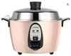 6 Cup Multi-Functional Stainless Steel Rice Cooker – Silver 1