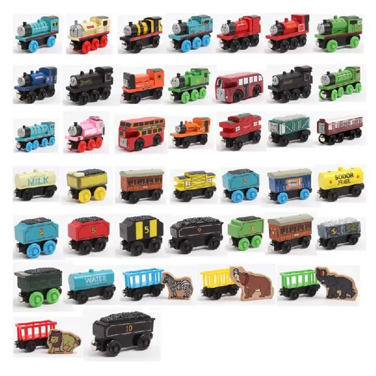 Wooden Thomas & Friends Trains Magnetic Track Boys Toys Railway Molley Lady Diesol Oliver Donald Emily James Educational Gift - Image 5
