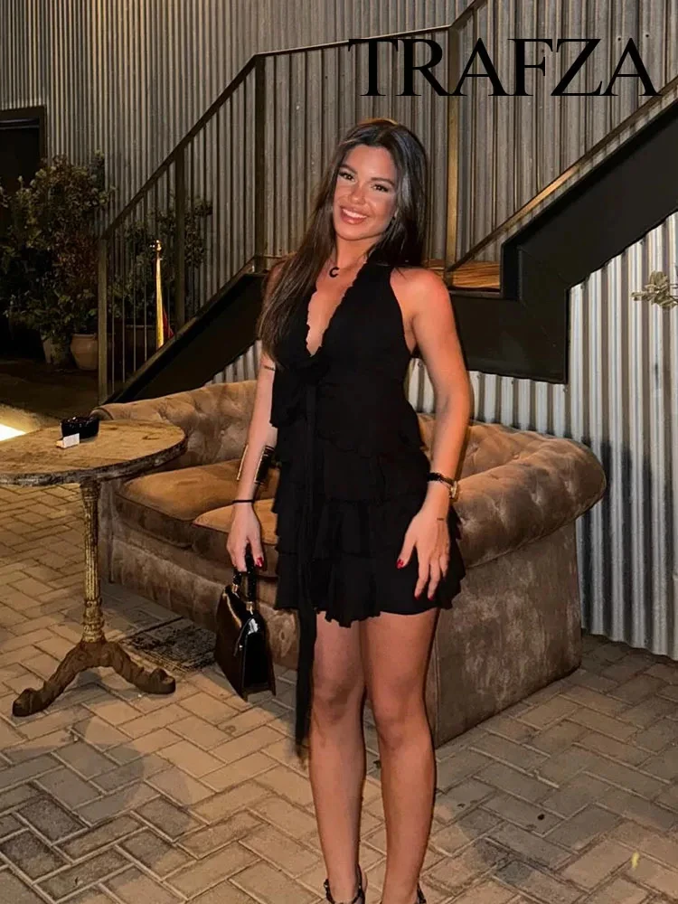 

Женское мини-платье на молнии, без рукавов, с открытой спиной