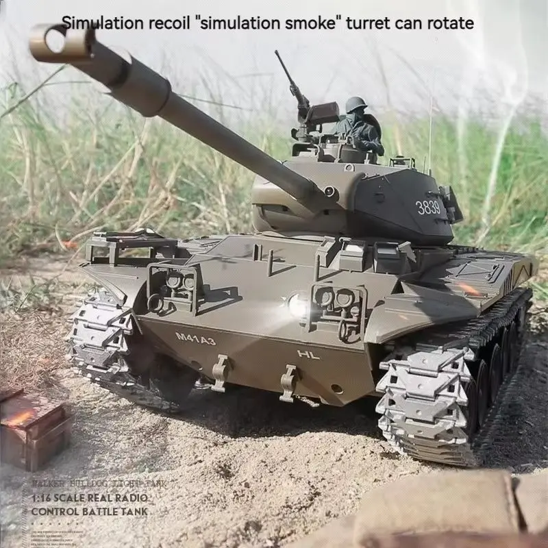 Metal Remote Controlled World War II Military Tank Model Toy