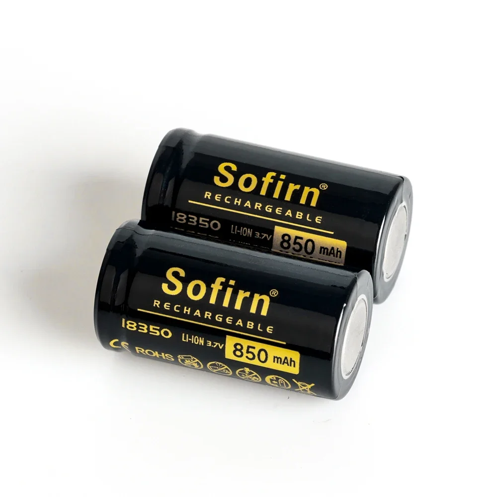 Sofirn 18350 1100mah Sofirn SP40 SP40A 헤드램프용 상단 헤드 충전식 3.7V 리튬