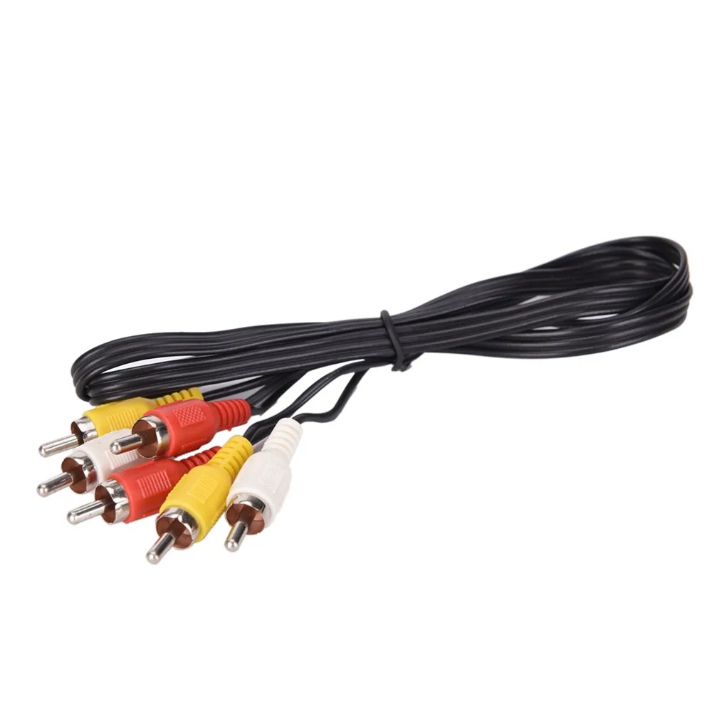 

20 шт. оптовая продажа 1,8 м 1080P HDTV HDMI тройной штекер на 3 RCA Композитный Аудио Видео AV кабель адаптер