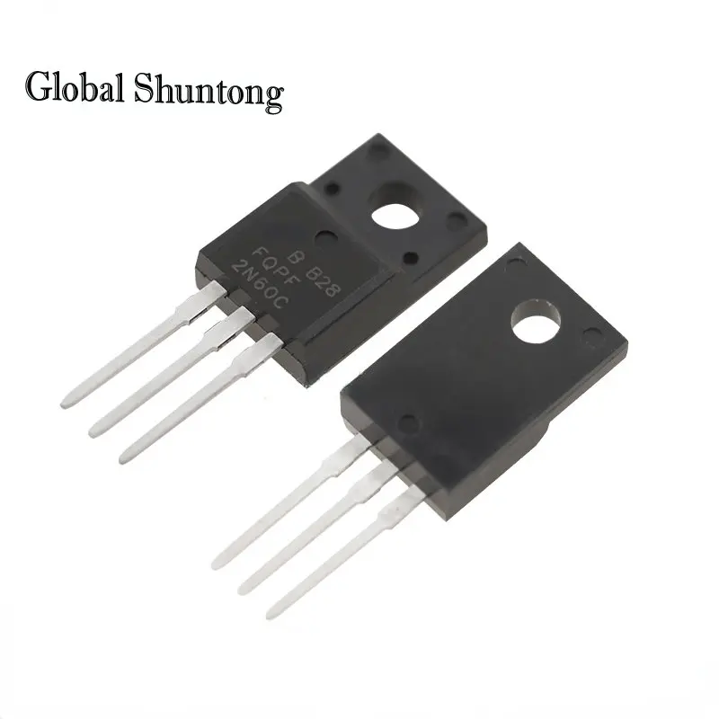 

20pcs FQPF2N60C 2N60C TO-220F MOS Transistor