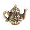 5Pcs/Set 1/12 Dollhouse Miniature Metal Tea Tray Tableware Set For Dollhouse Decoration 3 Colors 5