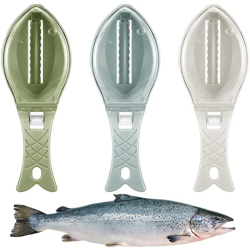 Fish Skin Brush Scraping Fish Scale Brush Cleaning Knife Remover Fast Remove Peeling Scraper Scaler Kitchen Supplies