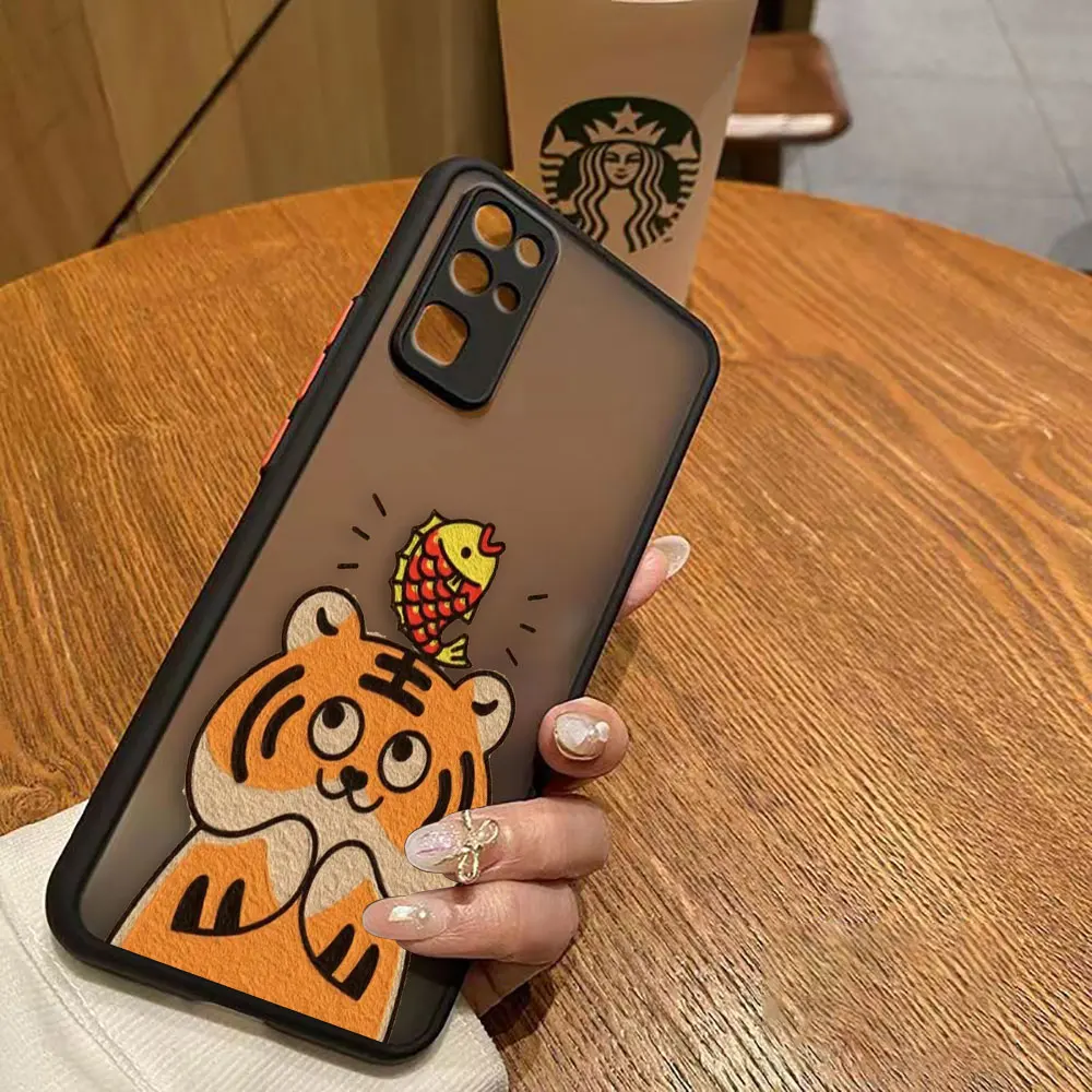 thumbnail image 1 of Matte Case for HONOR 70 50 30S 30 20 8X 9A 9X PLAY 4T X7 X8 X9 X10 5G V40 PC Case Cover Funda Coque Capa Shell Cute Little Tiger, 1 of 5