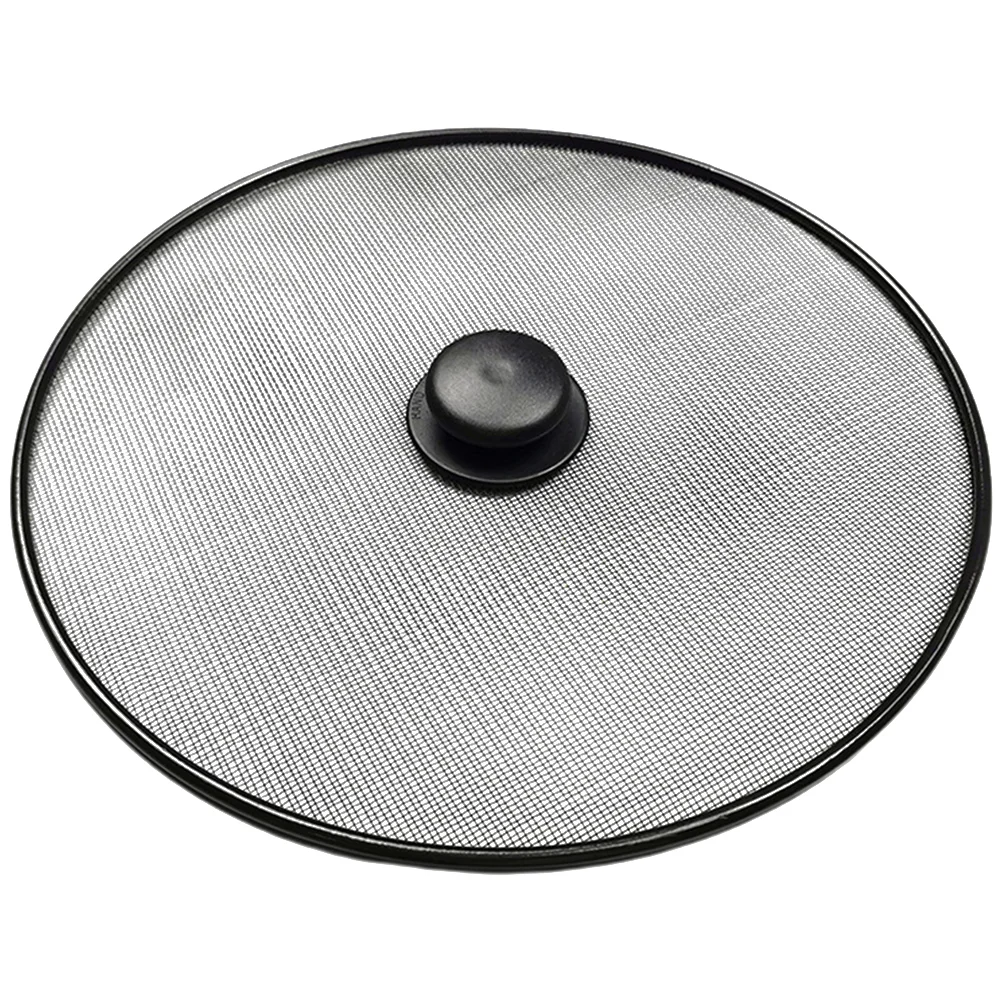 

Hot Grease Splatter Screen Frying Pan Cooking Pot Stainless Steel Grease Splatter Guard Mesh Pot Pan Lid Shield Cooking