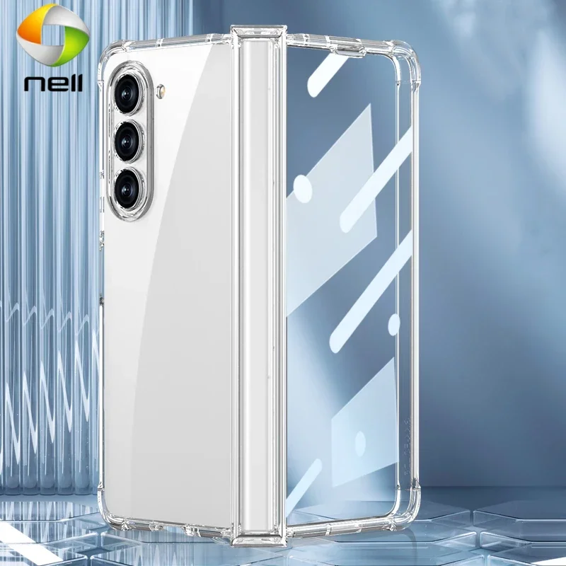 

Прозрачный ударопрочный чехол с петлями для Samsung Galaxy Z Fold 5