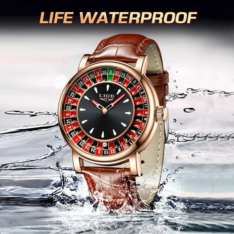 LIGE Orologio Uomo Cronografo In Acciaio Inossidabile – Quarzo, Impermeabile 3 ATM, Quadrante Sportivo Luminoso, Cinturino In Silicone