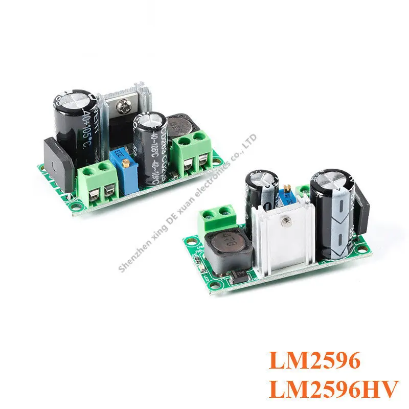 Lm2596 Lm2596Hv Ac/Dc A Dc Buck Step Down Converter Module Alimentatore Regolabile