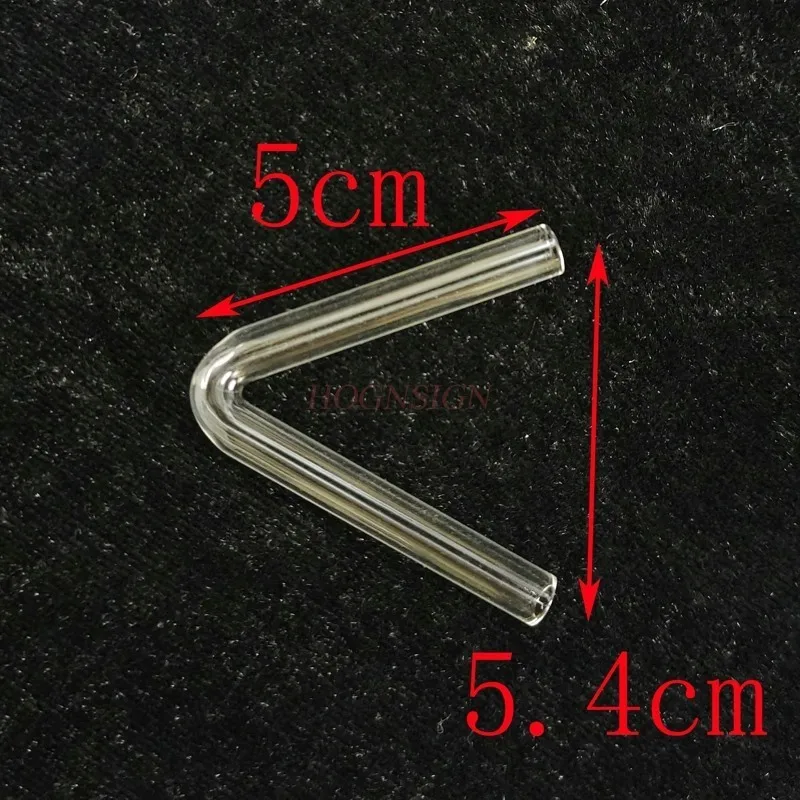 유리 튜브, 60 도, 5-6mm 엘보 튜브, 유리 기기, 화학 실험 소모품, 교육 기..