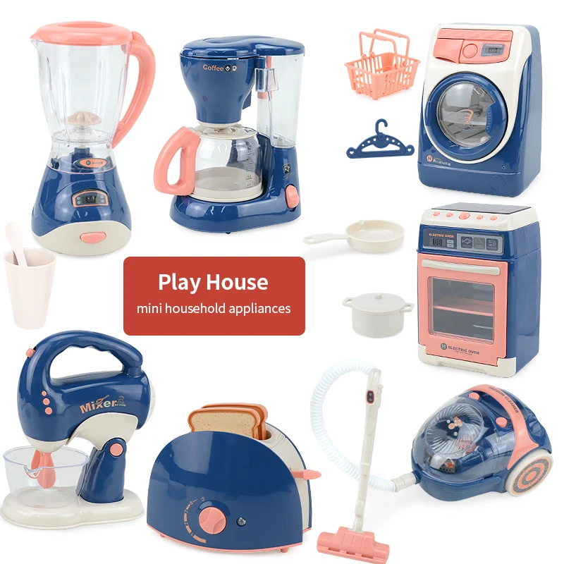 Kitchen Toys Home Appliance Toy Kitchenware Accessories Household Lifelike Creative Realistic Electrical Interactive Modeling