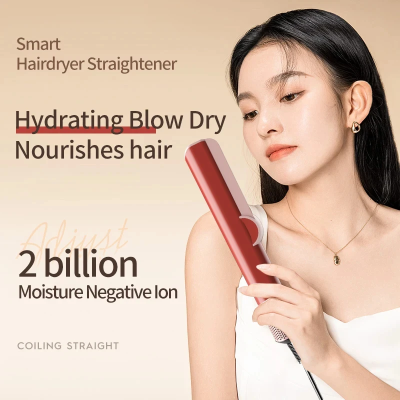 2-in-1 Professional Quick Dry Hair Dryer and Straightener