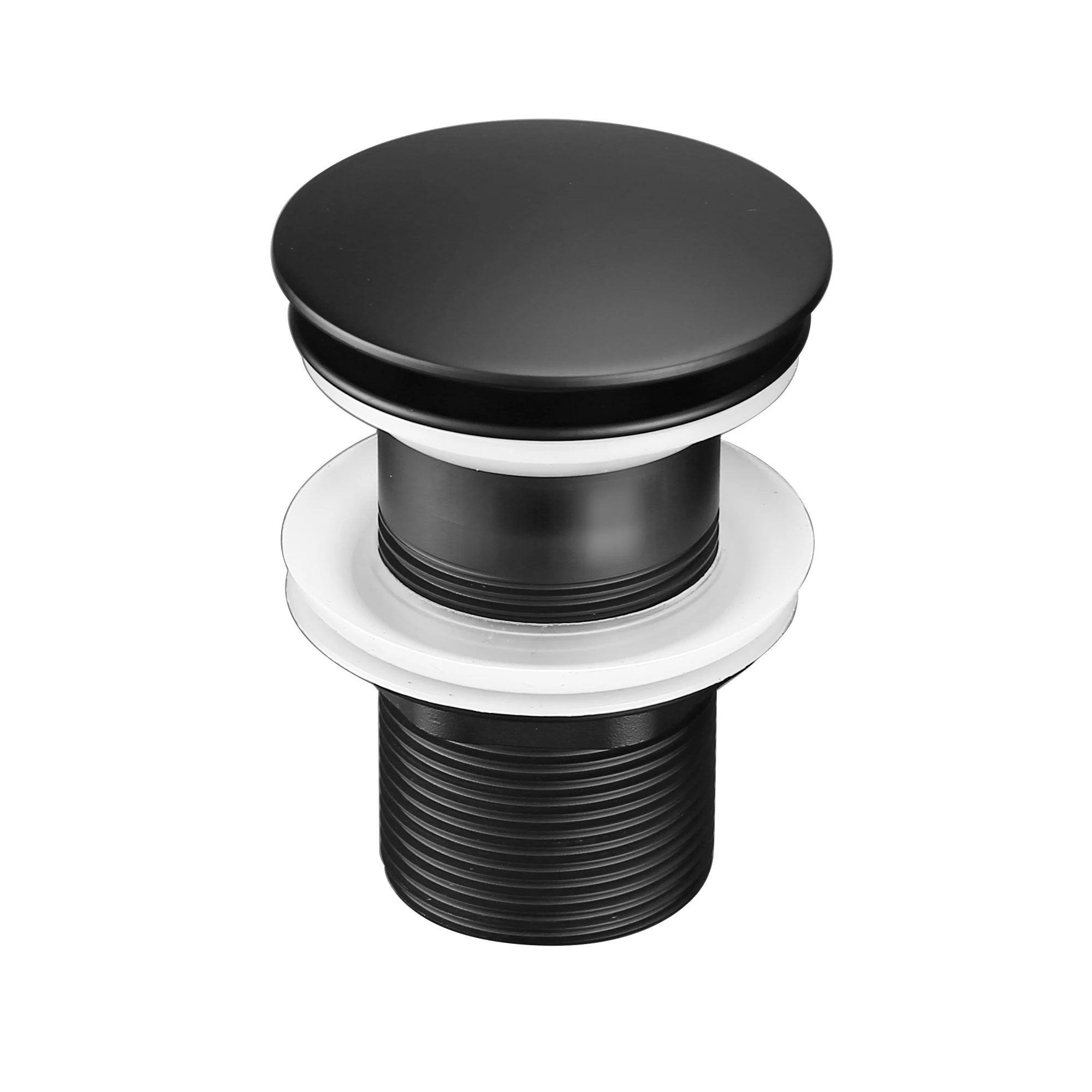 Basin Sink Drain Stopper Stainless Steel Pop Up Drain With Overflow Without Overflow Basin Waste For Kitchen Bath