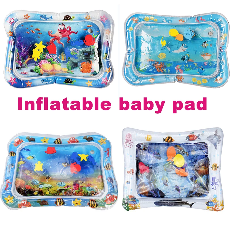 Summer Inflatable Water Mat For Babies Safety Cushion Mat Creative kids Ice Pad Early Education Baby Water Play Essential Toy baby play mat water play mat play mat