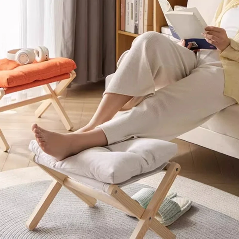 Home Living Room Sofa Simple and Multifunctional Portable Folding Footrest Stool Shoe Changing Stool Convenient Practical New
