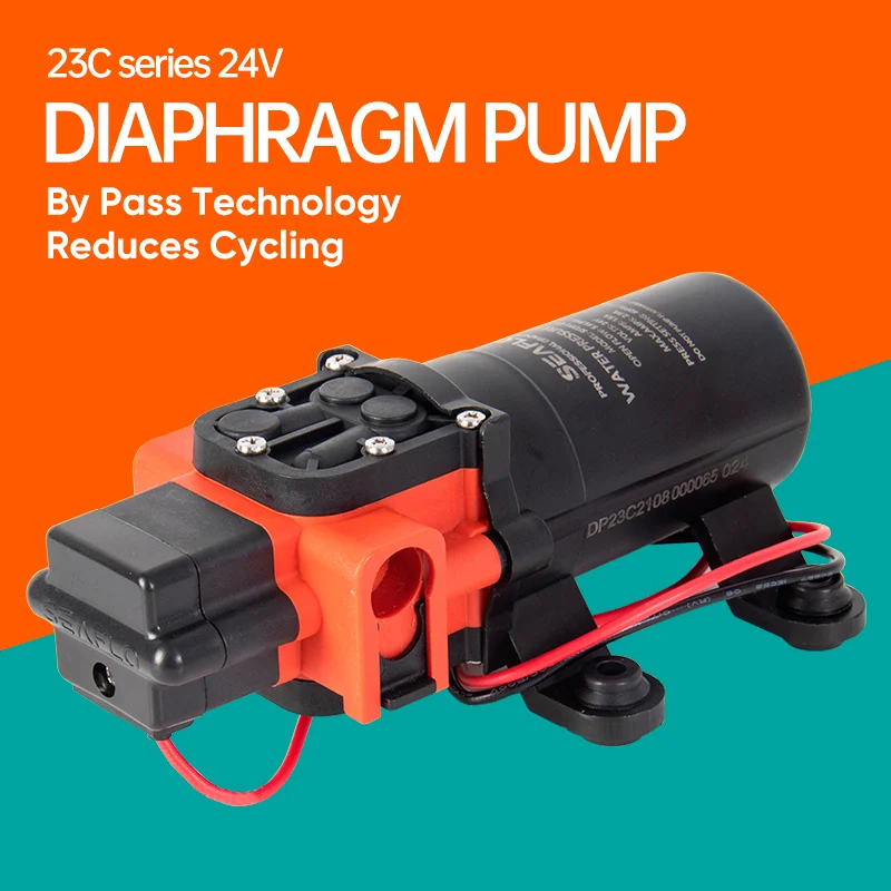 Marine Water Pump 12V Diaphragm Self Priming Pump for RV Caravan Boat Accessories
