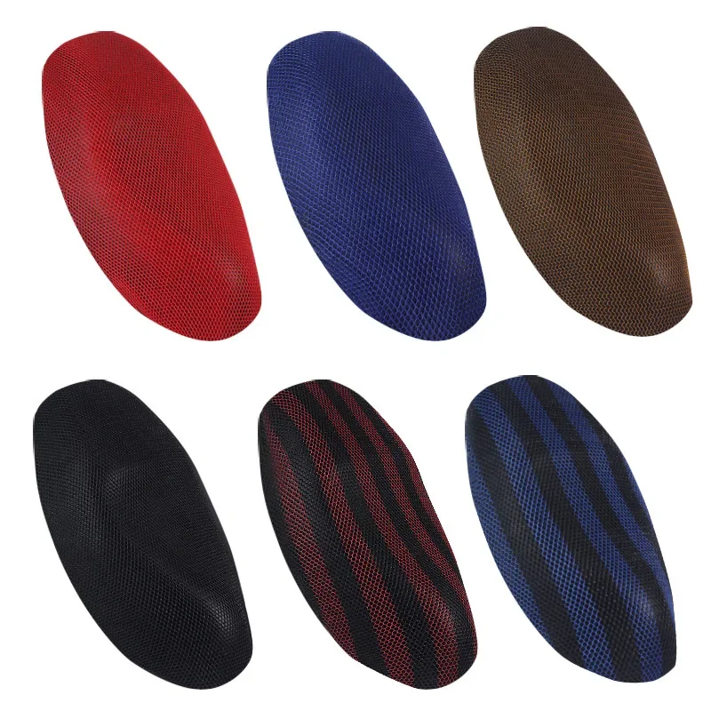 

Motorcycle vehicle cushion Seat cover summer heat Cool sun protection pedal 3D honeycomb mesh cover Breatheable Moto seat cover