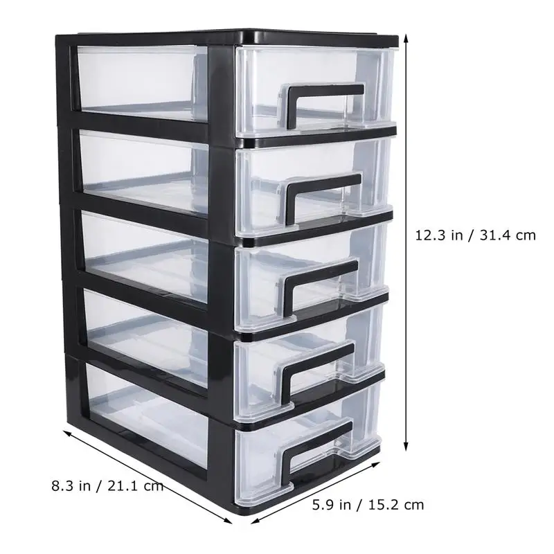 5/4/3/ Storage Plastic Drawer Type Closet Portable Dustproof Storage Case Tiered Sundries Holder Storage Cabinet Fabric Storage Drawer