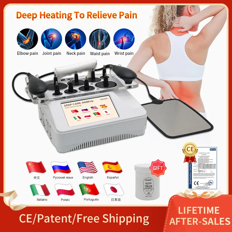 448KHZ Radio Frequency Physical Therapy Device Relieve Pains Lose Weight