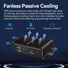 XCY X89 Industrial IPC Fanless Mini PC Intel i7-1165G7 6x COM RS232 RS485 2x Mini PCIe WiFi SIM 4G LTE CAN-Bus Windows Linux 6