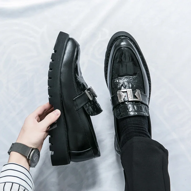 Sd94f900f2b32410790c5f61818acfeccc Stylish VIPOL White Loafers for Men Slip-On Dress Shoes for Parties