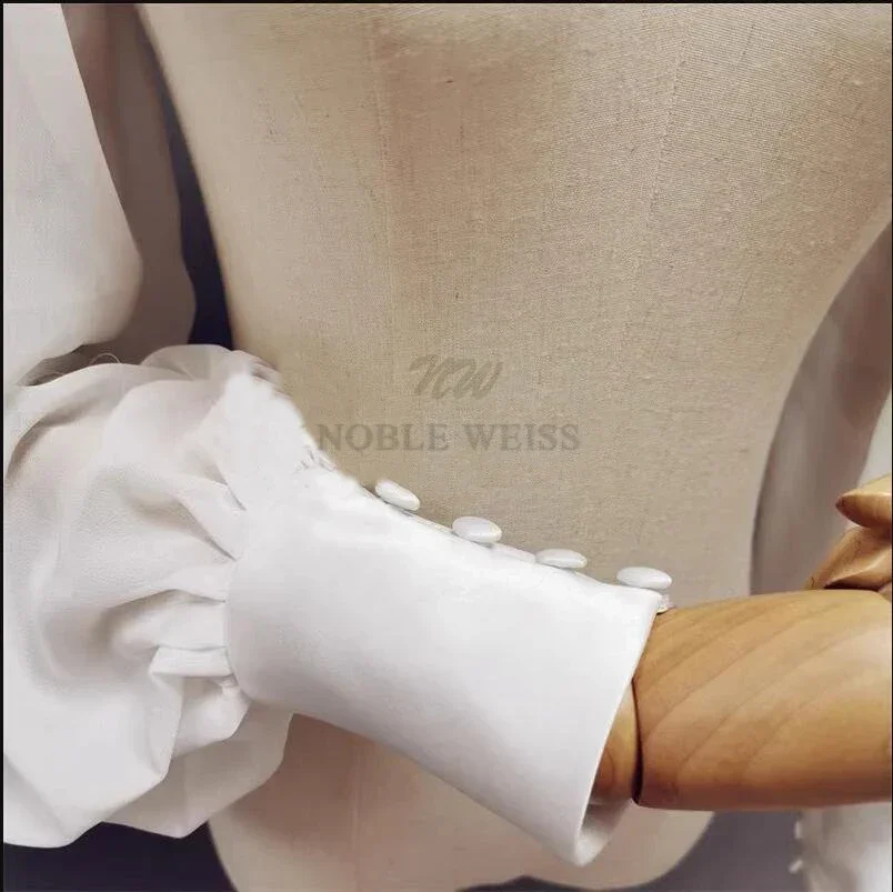Wedding Sleeve Accessories Seperate Chiffon Sleeve for Wedding Dress