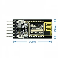DT-06 Wireless WiFi Serial Port Transparent Transmission Module TTL to WiFi Compatible with for Bluetooth HC-06 interface ESP-M2 4