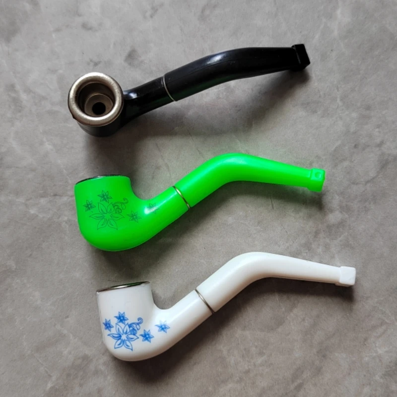 Mini Smoking Pipes 5 Pieces Resin Creative Smoking Accessories For Beginner