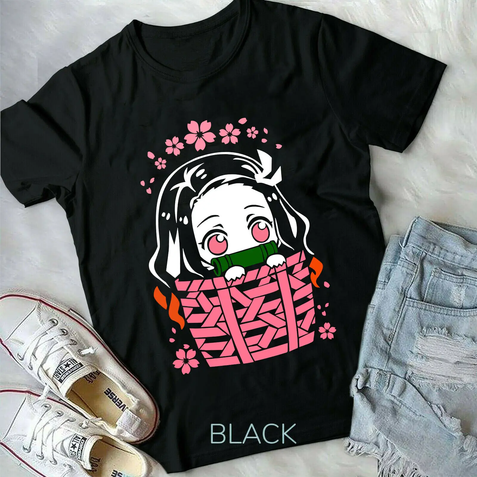 

Футболка унисекс Nezuko Kamado Kimetsu no Yaiba с коротким рукавом