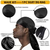 Shea Butter Wave Control Pomade Kit 360 Style Strong Hold Long Lasting Curly Hair Cream With Brush Silk Rag Cap Tool Accessony 3