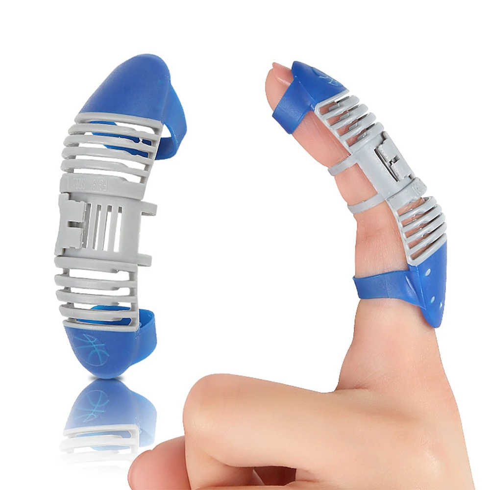 Finger Guard 1Pcs Sport Finger Guard splints Basketball Finger Protector Sport Injuries Basketball Bowling fits Index Middle