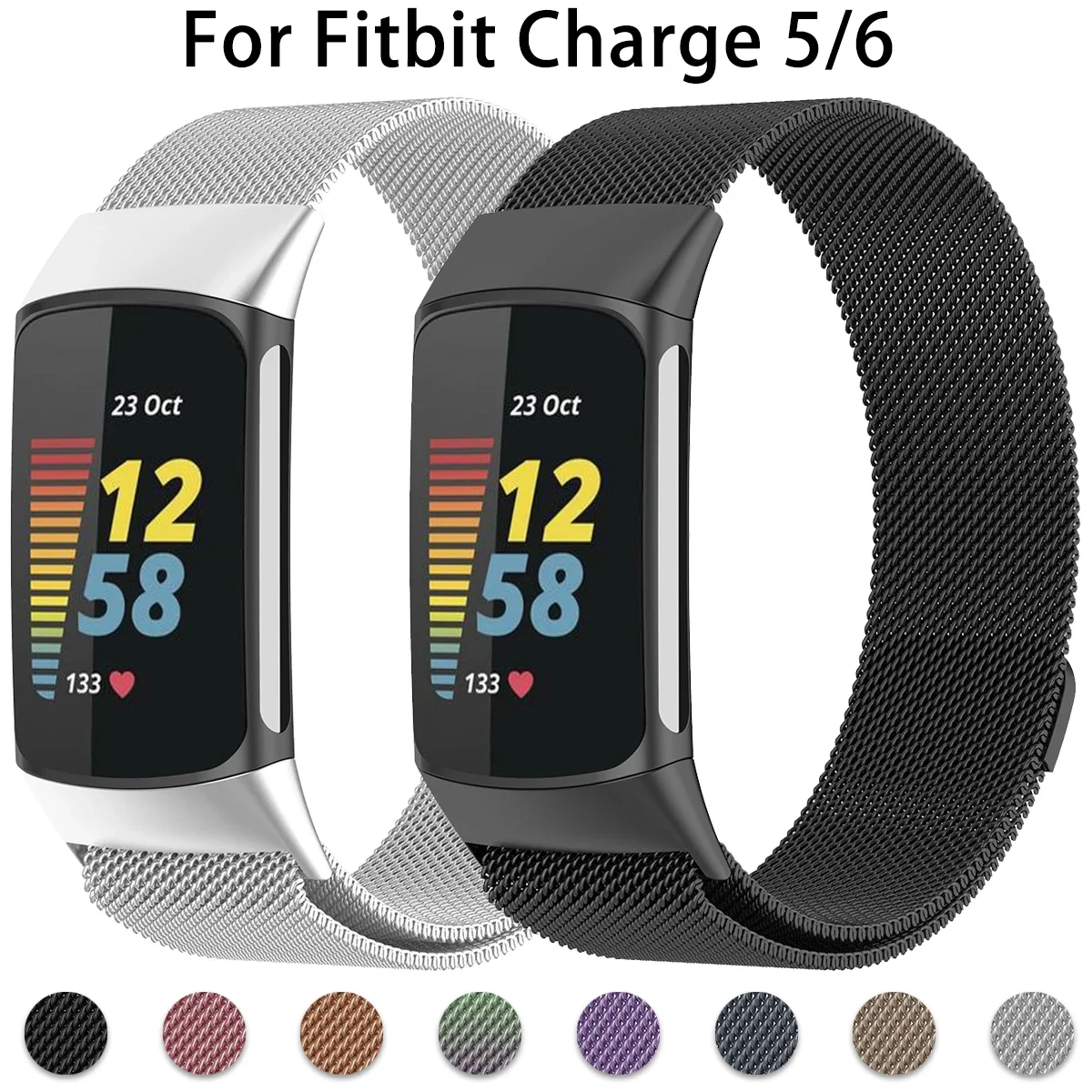 FitBit Charge 5 & 6 Extra soft siliconen bandje - Wit FitBit Charge 5 & 6 Extra soft siliconen bandje - Wit