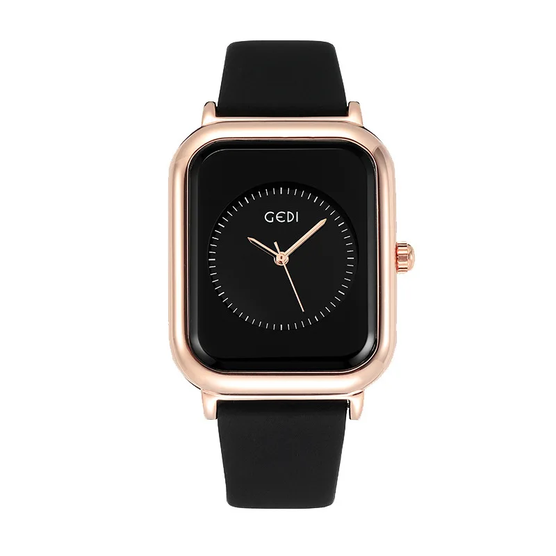 Fashion Trendy Square silicone Sports Casual  Watch For women's girl Student gift  Women's accessories