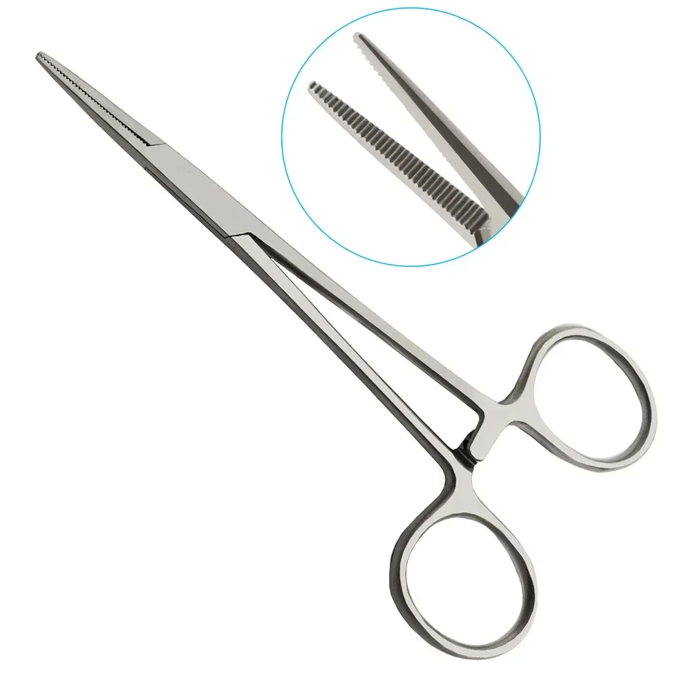 Hand Tool Hemostatic Forceps Pet Hair Clamp Fishing Locking Pliers Epilation Tools Curved/Straight Tip Cutter Tool hand tools