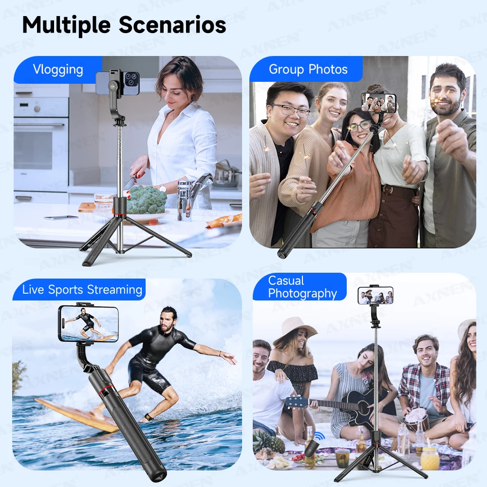 Bluetooth Selfie Stick Tripod 6