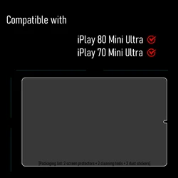 Ultra Glass Screen Protector: 9H Tempered HD Damage - Proof Guard, 2 - Pack (2 - 80 Mini Ultra)