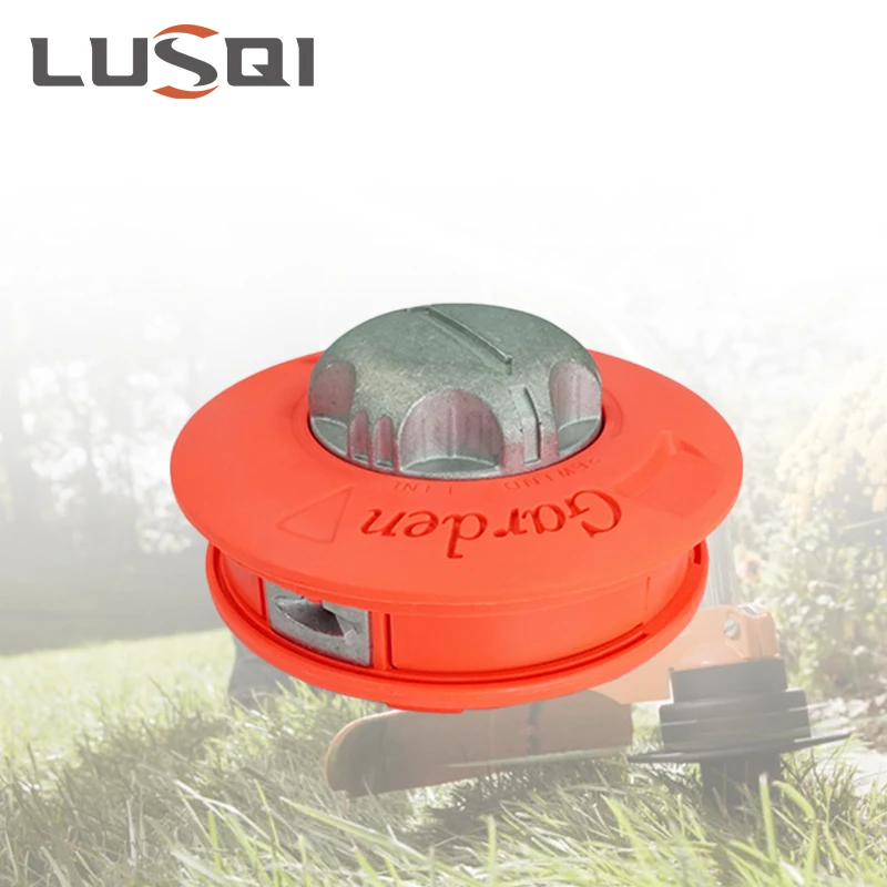 LUSQI Mower Trimmer Head Tool Gardening Accessories Trimming Garden Lawn Brush Cuttermower Head Grass Trimmer Concave And Convex grass trimmer head brush cutter accessories mower accessories