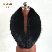 Autumn Winter Female Faux Fur Collar Fluffy Imitation Fox Fur Scarf Fake Raccoon Large Furry Shwal Neck Warmer Women Decoration  1